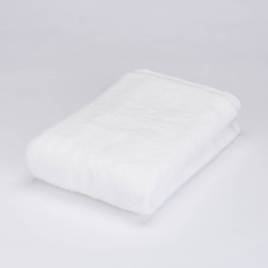 ＜FUJITAKA　TOWEL＞世界鶴　風　フェイスタオル2枚セット　ホワイト（今治タオルブランド認定製品）