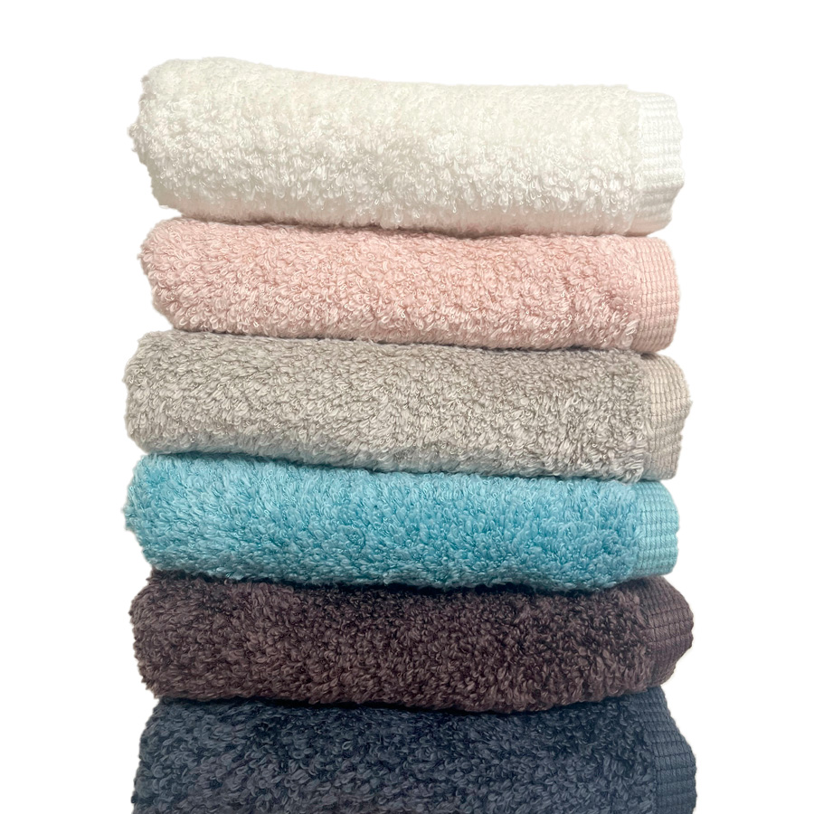 <SHICHIFUKU TOWEL>(レンヌ)フェイスタオル 6枚セット 全色 (今治タオルブランド認定製品)