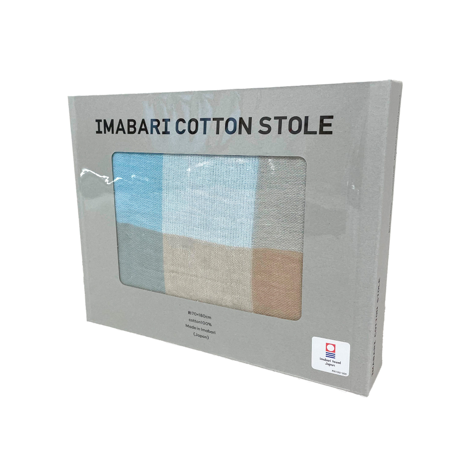 ＜SHICHIFUKU　TOWEL＞（サーナ）ストール　ベージュ　(今治タオルブランド認定製品）
