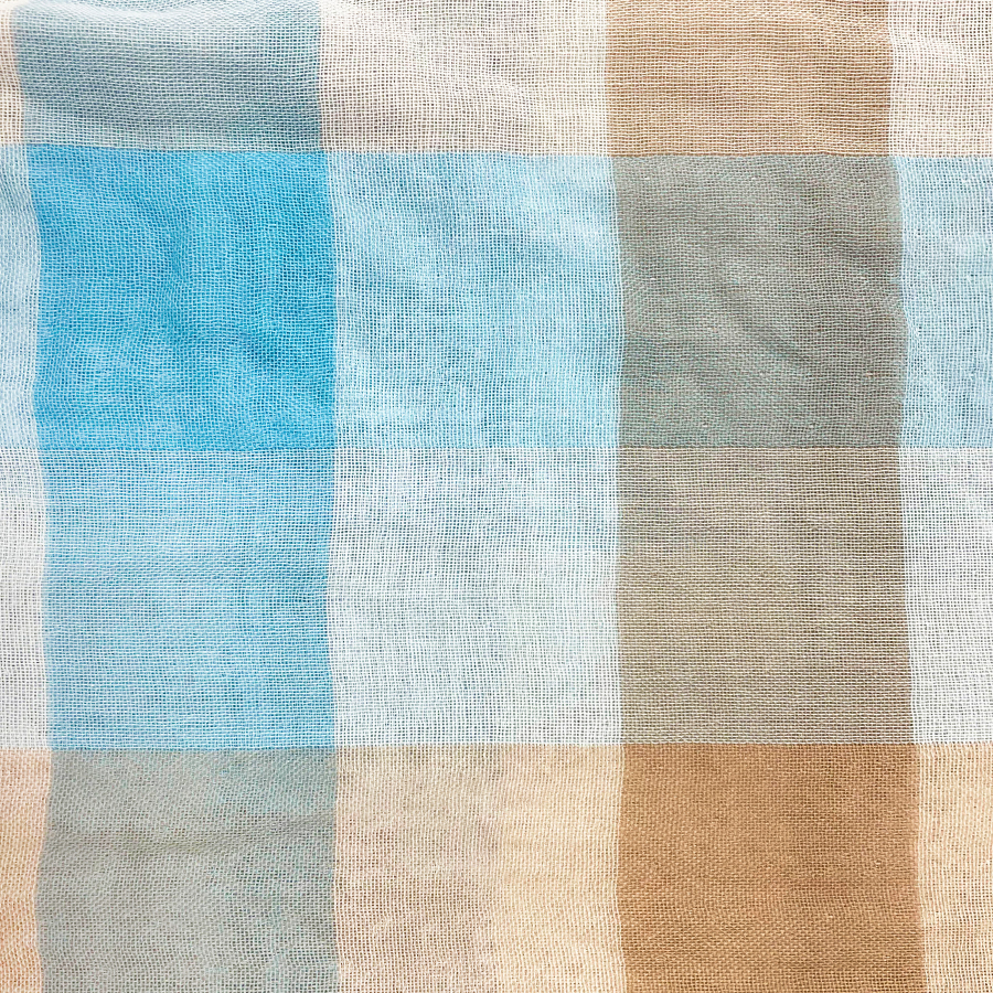 ＜SHICHIFUKU　TOWEL＞（サーナ）ストール　ベージュ　(今治タオルブランド認定製品）