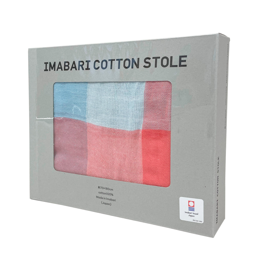 ＜SHICHIFUKU　TOWEL＞（サーナ）ストール　ピンク　(今治タオルブランド認定製品）