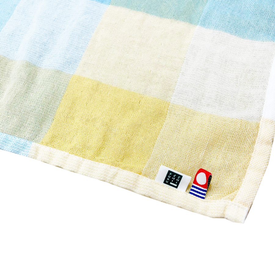＜SHICHIFUKU　TOWEL＞（サーナ）ストール　イエロー　(今治タオルブランド認定製品）
