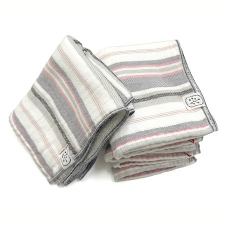 ＜SHICHIFUKU　TOWEL＞（エポナ）フェイスタオル　5枚セット　チャコール　　(今治タオルブランド認定製品）