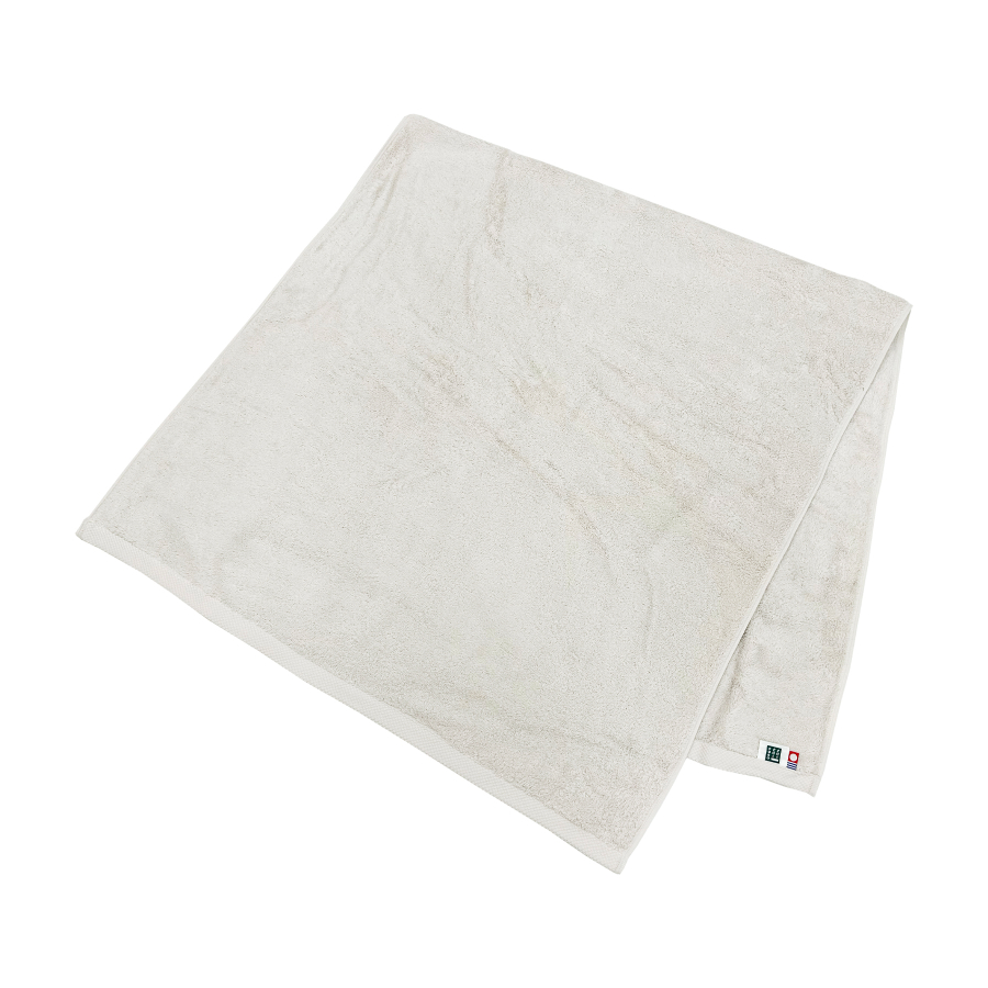 ＜SHICHIFUKU　TOWEL＞（モダンリゾート）フェイスタオル・バスタオル　4枚セット　ライトグレー　(今治タオルブランド認定製品）