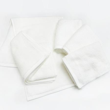 ＜SHICHIFUKU　TOWEL＞（モダンリゾート）フェイスタオル　5枚セット　オフホワイト　(今治タオルブランド認定製品）