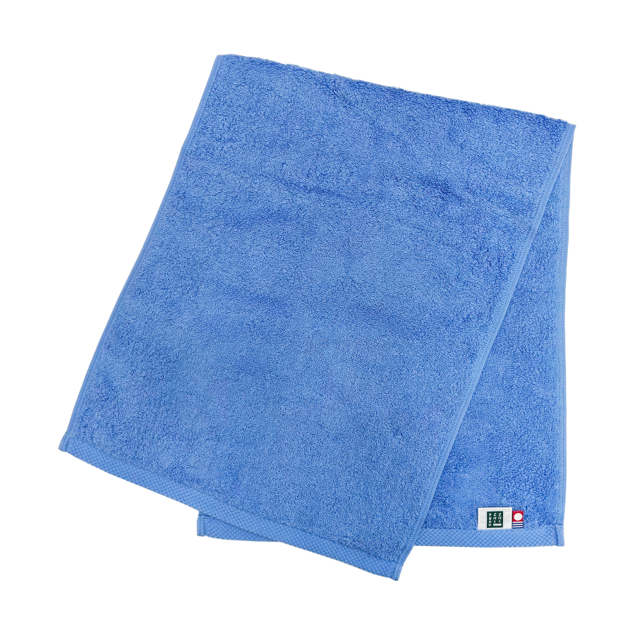 ＜SHICHIFUKU　TOWEL＞（モダンリゾート）フェイスタオル　5枚セット　マリンブルー　(今治タオルブランド認定製品）