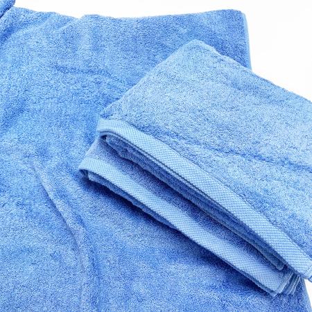 ＜SHICHIFUKU　TOWEL＞（モダンリゾート）バスタオル　3枚セット　マリンブルー　(今治タオルブランド認定製品）
