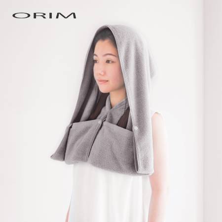 ＜ORIM＞ハヤズキン　グレー（今治タオルブランド認定製品）