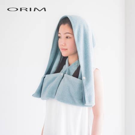 ＜ORIM＞ハヤズキン　ブルー（今治タオルブランド認定製品）