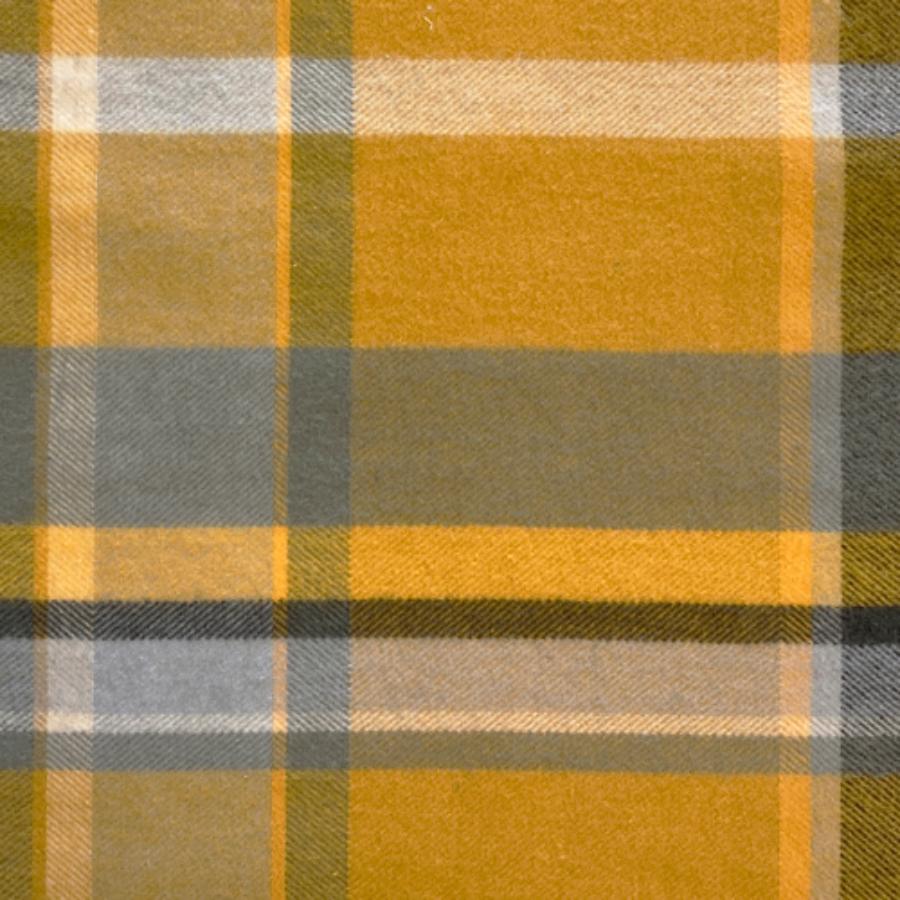 ＜ORIM＞トラッドチェックマフラー　マスタード（今治タオルブランド認定製品）