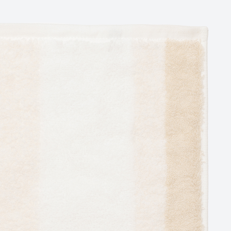 ＜昭和西川＞Feel & airy バスタオル・フェイスタオルセット　アイボリー（今治タオルブランド認定製品）
