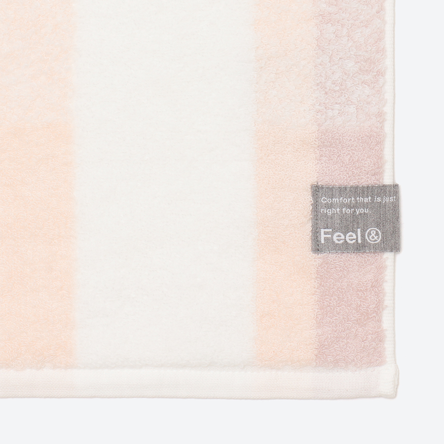＜昭和西川＞Feel & airy フェイスタオル5枚セット　ピンク（今治タオルブランド認定製品）