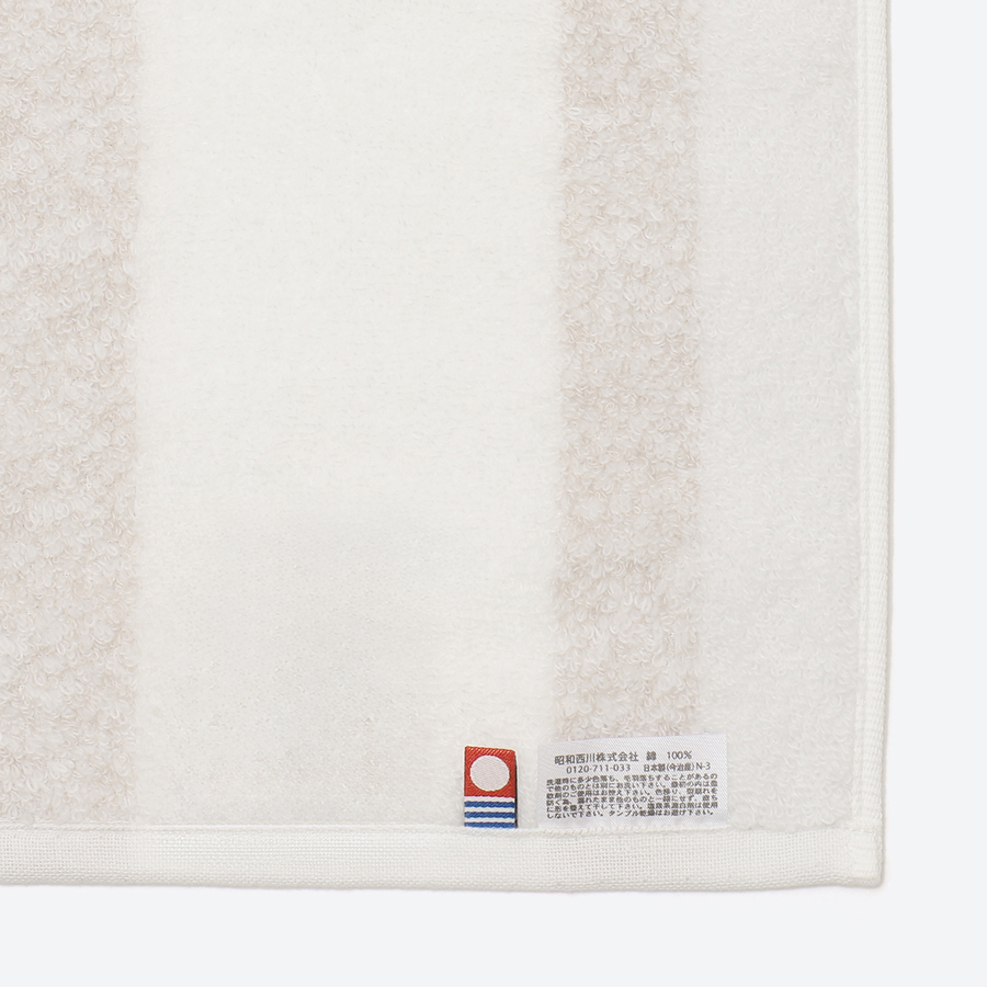 ＜昭和西川＞Feel & airy フェイスタオル5枚セット　グレー（今治タオルブランド認定製品）