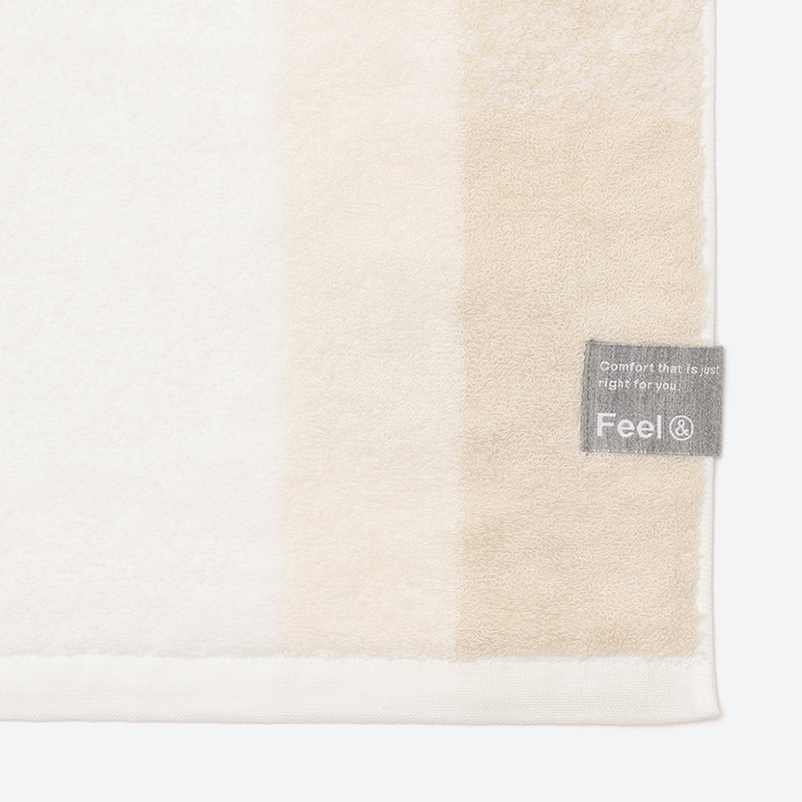 ＜昭和西川＞Feel & airy バスタオル２枚セット　アイボリー（今治タオルブランド認定製品）