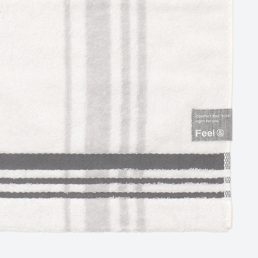 <昭和西川>Feel & moist バスタオル アイボリー(今治タオルブランド認定製品)