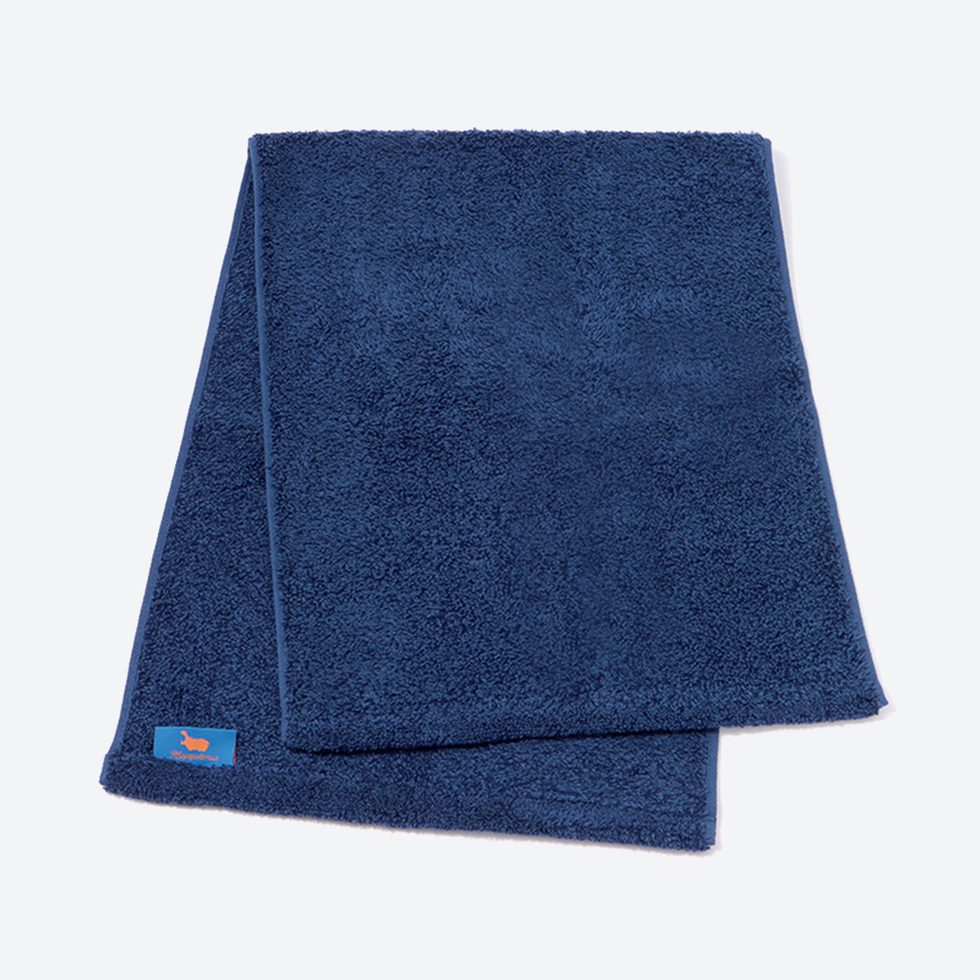 ＜ヒポポタマス＞フェイスタオル3枚セット　ネイビー