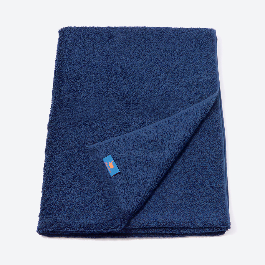 ＜ヒポポタマス＞バスタオル5枚セット　ネイビー