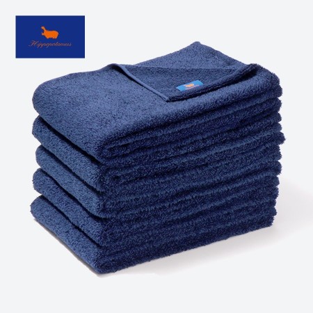 ＜ヒポポタマス＞バスタオル5枚セット　ネイビー