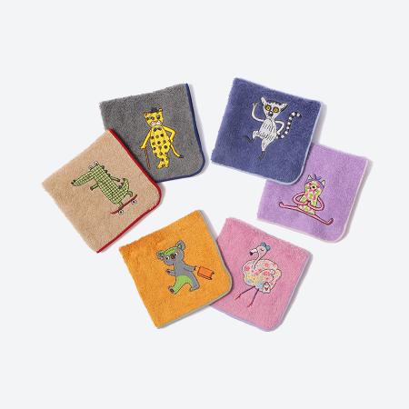 ＜今治 クレシェンド＞AMICAアップリケ（パッケージ入り）　6枚セット