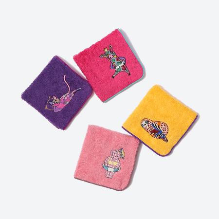 ＜今治 クレシェンド＞AMICAアップリケ（パッケージ入り）　4枚セット