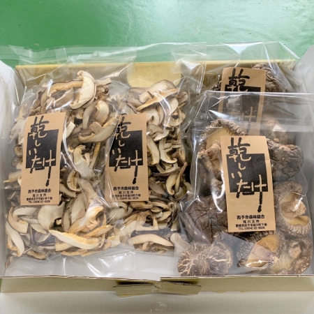 ＜西予市森林組合＞西予市産原木乾椎茸 100g×4袋