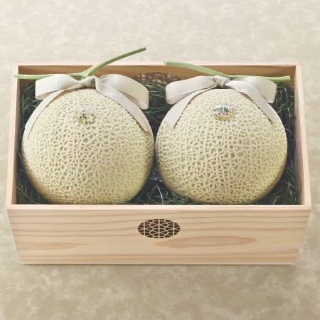 ＜一果相伝＞想 マスクメロン2玉(2.8kg以上)