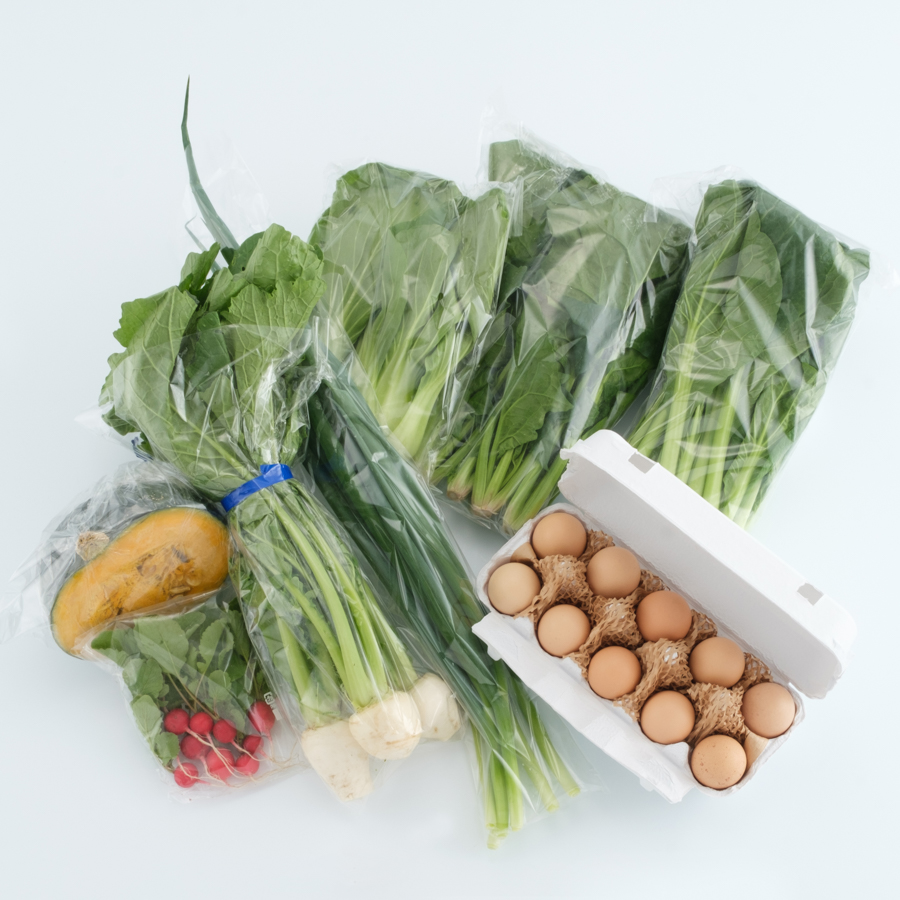 「高知県産」季節の野菜（６～7種）&「土佐ジロー」卵（10個）セット栽培期間中農薬不使用3kg