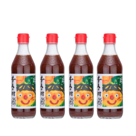 ＜馬路村農協＞【ゆずが効いてる】1000人の村ぽん酢500ml×4本