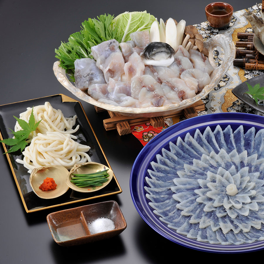 <ふく太郎本部>天然ふく料理コース(4人前)