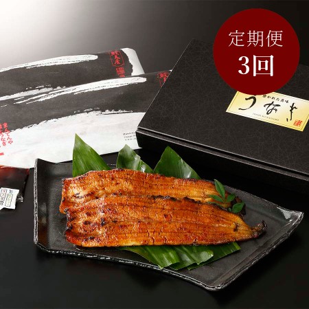 まんてんや うな一（手焼き炭火うなぎ蒲焼）2尾 3ヵ月定期便