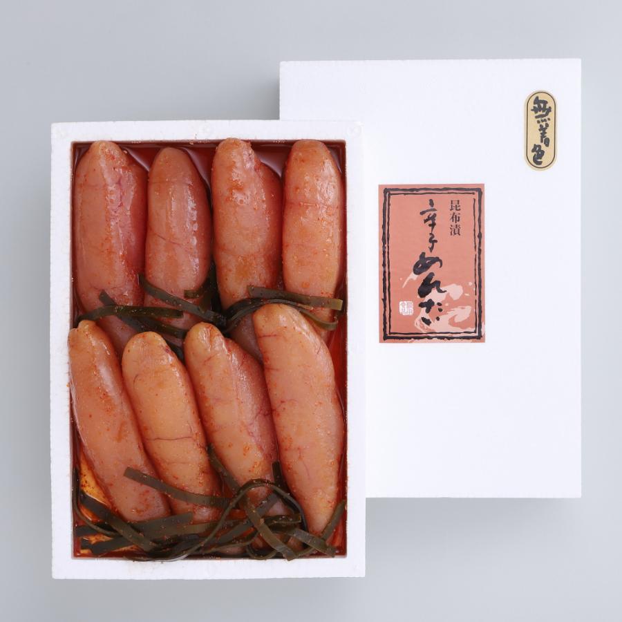 ＜かば田＞【訳あり】無着色 昆布漬辛子明太子　【もったいない！を食べよう】400ｇ×1【3ヶ月定期便】