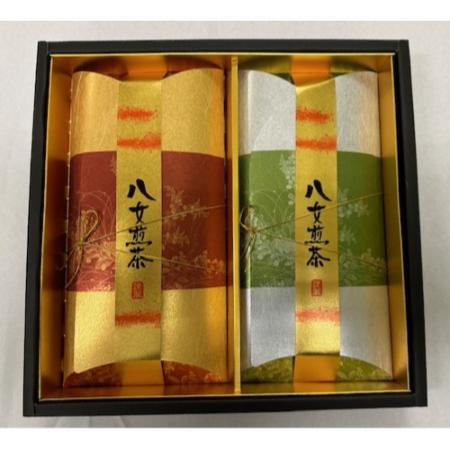 ＜熊谷光玉園＞八女茶詰合せ80ｇ×2本