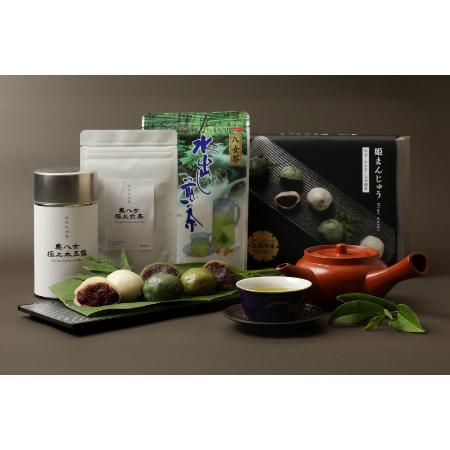 ＜舞ひめ＞姫まんじゅう3種＆八女茶満喫セット