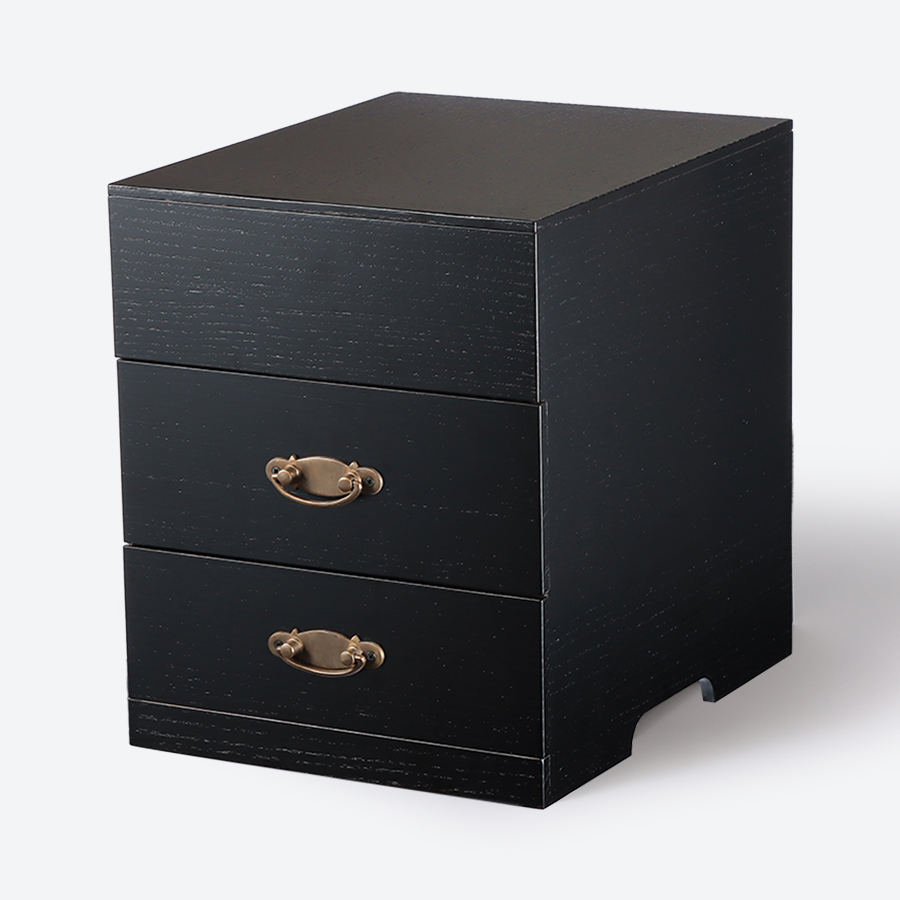 <Boot Black >木箱 日本製 シューケアセット一式