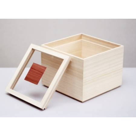 ＜増田桐箱店＞米びつ（1合枡付き）３kg