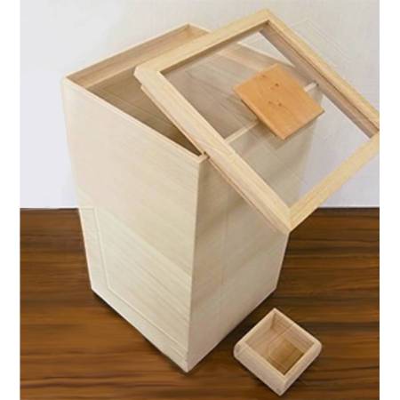 ＜増田桐箱店＞米びつ（1合枡付き）１０kg