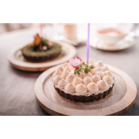 【ペットフード】鹿肉のタルトケーキ風（12cm）～ white ～
