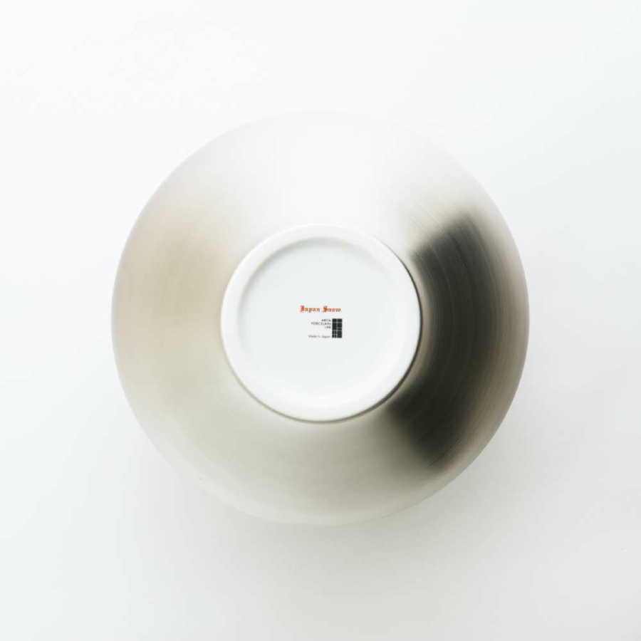 ＜アリタポーセリンラボ＞アバスク花瓶　プラチナ