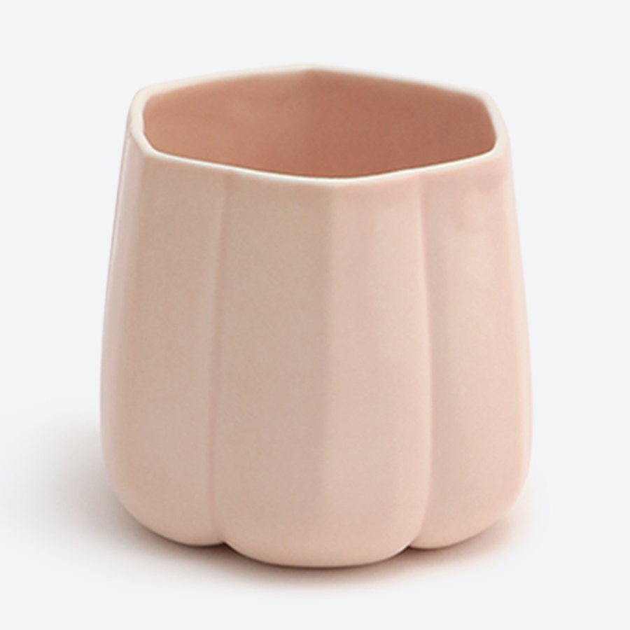 ＜Yuka Kikumoto Designs＞マットピンク  すずらんカップ(S)