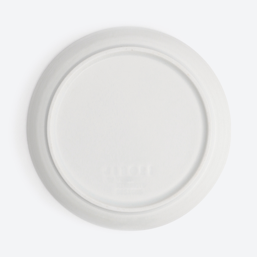 ＜Yuka Kikumoto Designs＞ホワイト&グレーチューリップ Jidori Plate