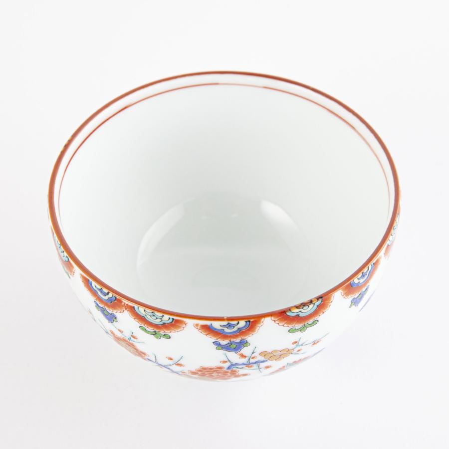 ＜其泉＞有田焼　色絵梅菊文　煎茶５点セット