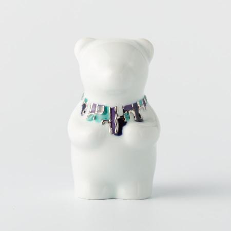 ＜momoco＞有田焼　momoco bear【辻拓眞　滴下細工 Jade】