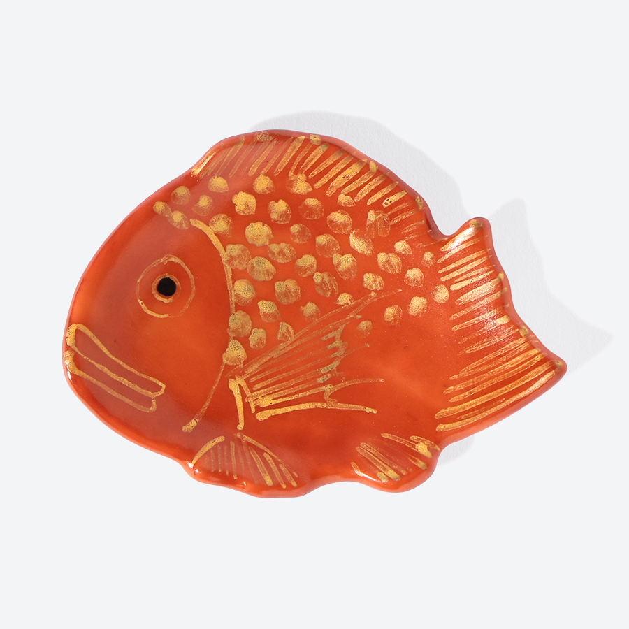 ＜福珠窯＞鯛型豆皿 4枚セット
