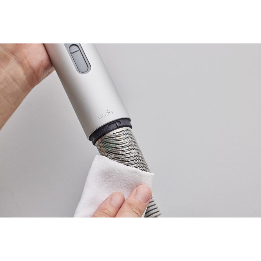 <cado>スティック型 ヘアドライヤー baton シルバー