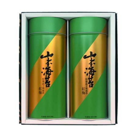 ＜山本海苔店＞「紅梅」焼海苔2缶詰合せ