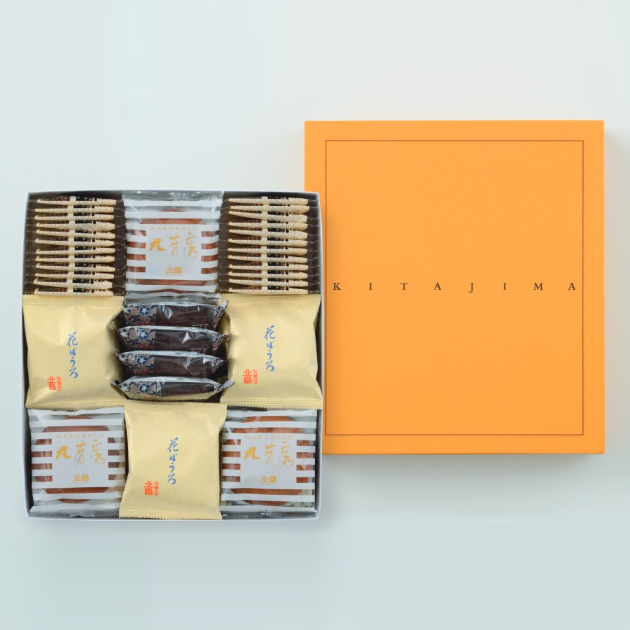 焼菓子4種詰合せ（丸ぼうろ・花ぼうろ・ごまぼうろ・フルーツ更紗）