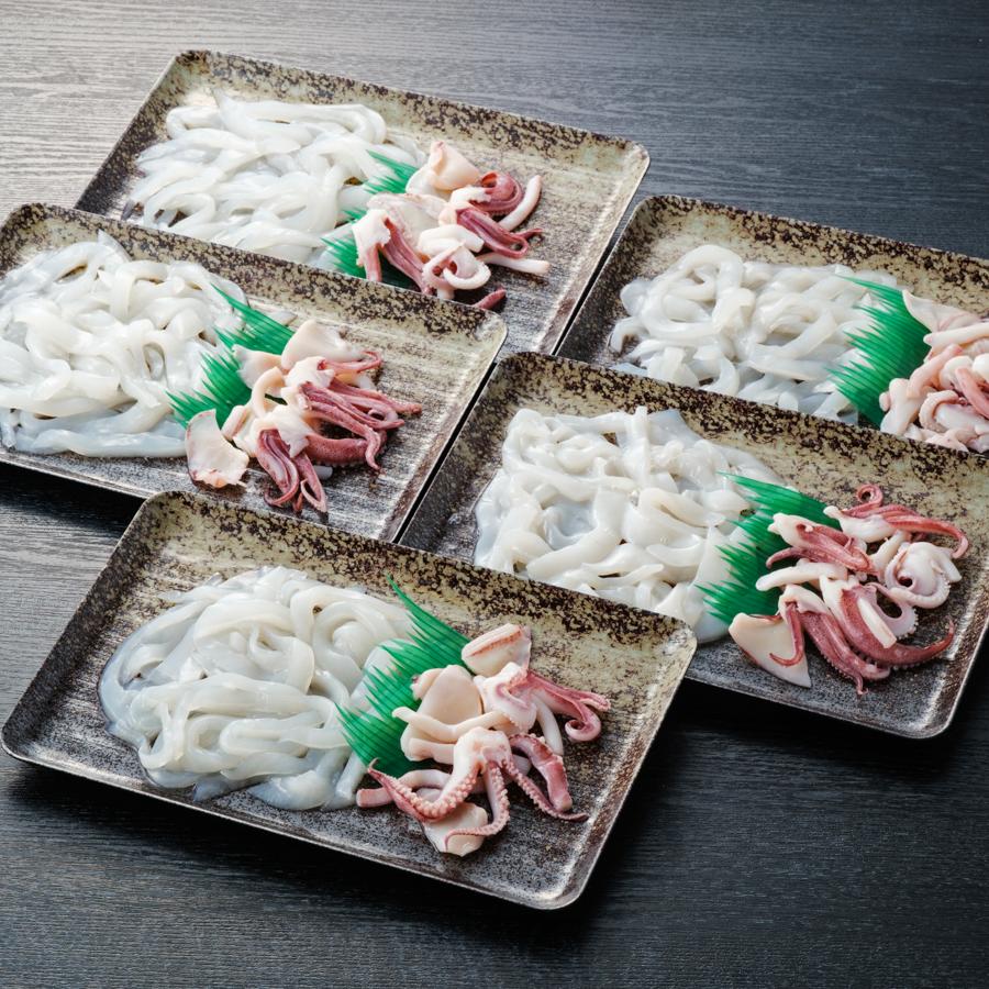 長崎県産 極鮮ヤリイカ 刺身用調理済 500g(三越伊勢丹選定)