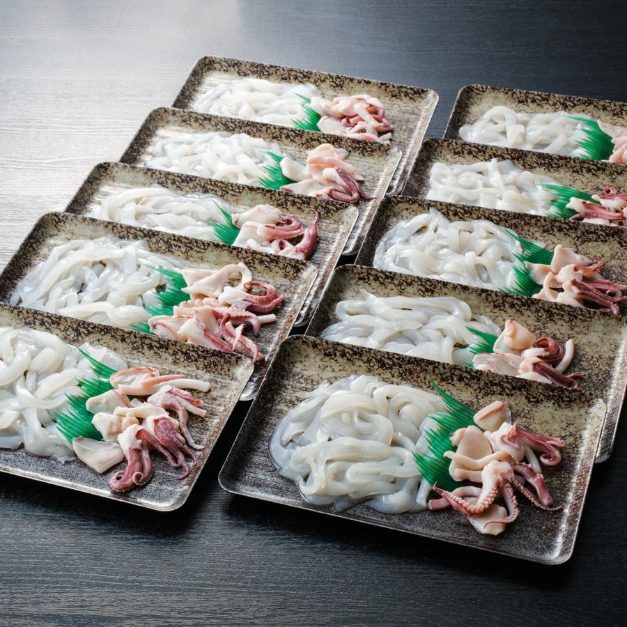 長崎県産 極鮮ヤリイカ 刺身用調理済 1kg(三越伊勢丹選定)