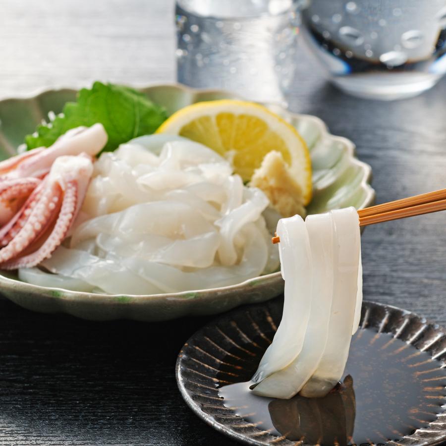 長崎県産 極鮮ヤリイカ 刺身用調理済 1kg(三越伊勢丹選定)