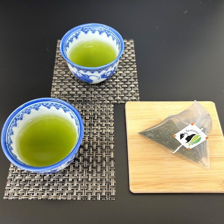 ＜西海園＞受賞茶【極豊ティーバッグ】2缶セット 緑茶ティーバッグ(6g×10個)×2